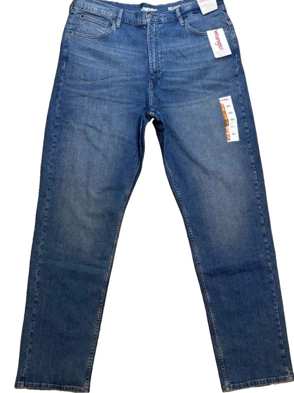 Wrangler Men's Blue Regular Fit Straight Leg Jeans Size 40x36 New With Tags
